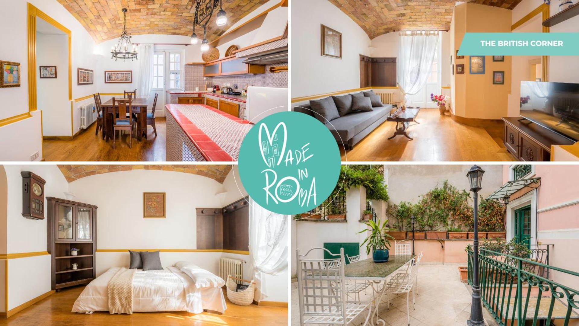 Appartamento The British Corner, Cozy Loft With Garden 10 Min From Center Roma